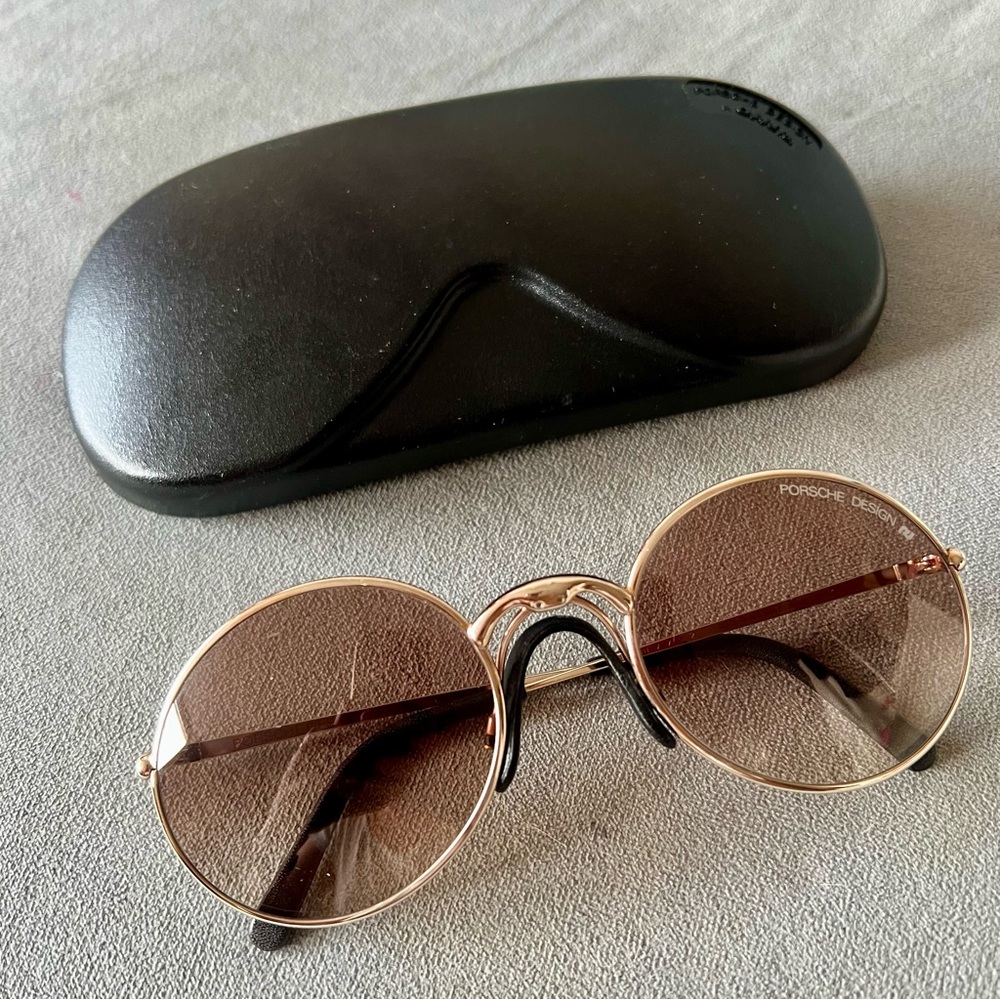 Collectable PORCHE DESIGN BY CARRERA Sunglasses in Original Leather Case